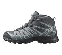 Salomon X Ultra Pioneer Mid Gore-Tex wasserdichte Damen Outdoorschuhe, Outdoor-bereit, Sicherer Fußhalt, Stabil und gedämpft, Ebony, 38