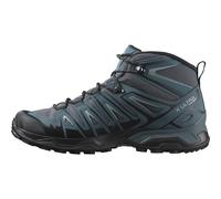 Salomon X Ultra Pioneer Mid Gore-Tex wasserdichte Herren Wanderschuhe, Alle Wetterbedingungen, Sicherer Fußhalt, Ebony, 44 ⅔