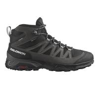 Salomon Wanderschuh X Ward Leather Mid GTX Herren Gore-Tex Schwarz 44 2/3