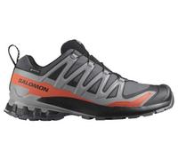 salomon xa pro 3d v9 gtx trailrunning schuhe grau rot herren