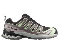 salomon xa pro 3d v9 gtx trailrunning schuhe schwarz grun violett frau 40.2/3