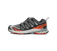 Salomon Herren Trailrunningschuhe XA Pro 3D V9 (Modell 2025) Grau/Schwarz/Orange Größe 45 1/3