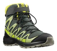 Salomon XA Pro V8 Winter Climasalomon™ Waterproof (wasserdicht) Kinder Trailrunning-Schuhe, Grau (Urban Chic/Black/Evening Primrose), 33 EU