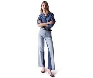 Salsa Cropped Faith Push IN-Jeans, Wide-Passform