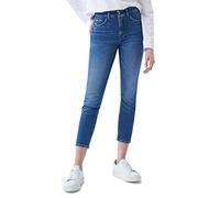Salsa Cropped Push IN Faith-Jeans, Slim, MIT Stickerei AN DER Tasche