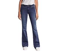 Salsa Damen Jeans Wonder Push UP, Flare, Blau, D 34 (EU 46)