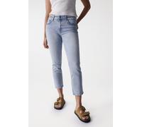 SALSA JEANS TRUE CROPPED SLIM light washed blue 126044.8501 W33 L28