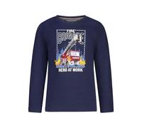 Salt and Pepper Longsleeve "Fire brigade" in Dunkelblau - Größe 116/122 | Kinder Longsleeves