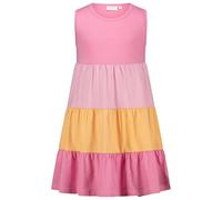SALT AND PEPPER BY KIDS PARK Mädchen Girls Jersey Dress Colour bloc Kinderkleid, Flamingo Rose, 104 cm
