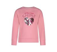 SALT AND PEPPER BY KIDS PARK Mädchen Sweatshirt mit Buntem Wendepailletten Herz T-Shirt, ash Rose, 116 cm-122 cm