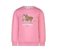 SALT AND PEPPER BY KIDS PARK Mädchen Sweatshirt mit Pferde Stickerei-Applikation T-Shirt, Cashmere Rose, 128-134