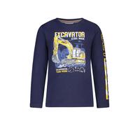 Salt and Pepper Longsleeve "Excavator" in Dunkelblau - Größe 104/110 | Kinder Longsleeves