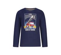 Salt and Pepper Longsleeve "Fire brigade" in Dunkelblau - Größe 104/110 | Kinder Longsleeves