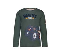 Salt and Pepper Longsleeve "Monster cars" in Khaki - Größe 104/110 | Kinder Longsleeves