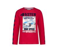 Salt and Pepper Longsleeve "Police" in Rot - Größe 104/110 | Kinder Longsleeves