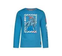 Salt and Pepper Longsleeve "T-Rex" in Blau - Größe 104/110 | Kinder Longsleeves