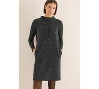 Cecil Damen Salt and Pepper Look Kleid in Schwarz, Gr: XXL