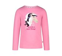 Salt and Pepper Mädchen Langarmshirt mit Wendepailletten Pferd Mädchen T-Shirt (1er Pack)