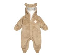 Salt and Pepper Plüschoverall mit Fuß und Kapuze Ohren 68 beige