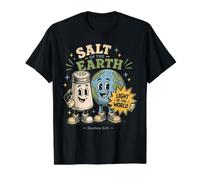 Salt of the Earth Light of the World Christlicher Vers Preisgünstiges Grafik-T-Shirt, Herren, Schwarz, L