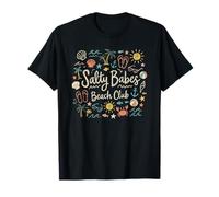 Salty Babes Beach Club Ocean Vibes an der Küste T-Shirt