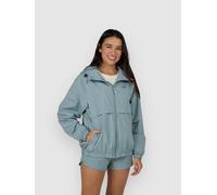 Stormy Grey Salty Crew Barrier Windbreaker Jacket Grau L Frau