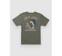 Salty Crew Big Bill Kids T-Shirt dusty olive Jungen Gr. M