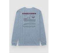 Salty Crew Boat Shop Longsleeve blue fog Herren Gr. XXL