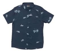Midnight Navy Salty Crew Breezer Perf Button Up Short Sleeve Shirt Blau 2XL Mann