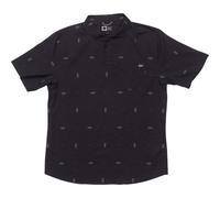 Black Salty Crew Breezer Perf Short Sleeve Polo Schwarz M Mann