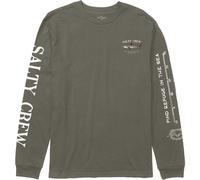 Salty Crew Bruce Long Sleeve T-shirt Grün L Kinder