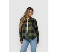 Salty Crew Fathom Flannel Hemd olive Damen Gr. XS