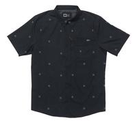 Phantom Salty Crew Flagship Uv Button Up Short Sleeve Shirt Schwarz 2XL Mann