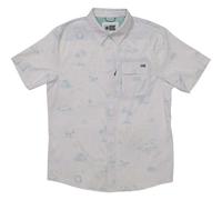 Salty Crew - Hemd mit Sonnenschutz UPF 50+ - Herren - Flagship Uv Button Up White - Flagship Uv Button Up White für Herren - Größe XL - Weiß XL