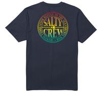 Navy Salty Crew Global Short Sleeve T-shirt Blau S Mann