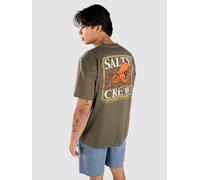 Salty Crew Ink Slinger Standard T-Shirt dusty olive Herren Gr. S