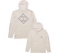 Salty Crew - Kapuzen-Sweatshirt - Herren - Tippet Hood Tech Tee White - Tippet Hood Tech Tee White für Herren - Größe L - Weiß Weiß L