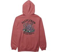 Salty Crew Kraken Monst Hoodie washed red Herren Gr. S