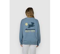 Salty Crew Lunch Time Crew Sweater dusty blue Damen Gr. XL