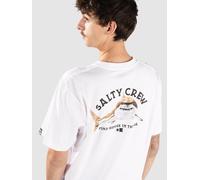Salty Crew Lurking T-Shirt white Herren Gr. L