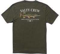 Salty Crew Men's Euro Pike Premium S/S Tee Dusty Olive S
