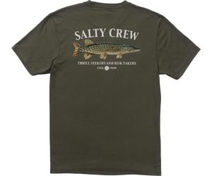 Salty Crew Men's Euro Pike Premium S/S Tee Dusty Olive S
