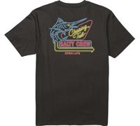 Salty Crew Men's Neon Sign SS Tee Black S
