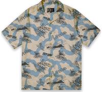 Salty Crew Men's River Rats Fill Short Sleeve Shirt River Rat Print L