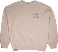 Salty Crew Men's Swivel LB Crewneck Oatmeal Heather S