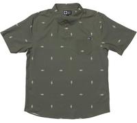 Salty Crew Breezer Perf Polo olive Herren Gr. XL