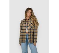 Salty Crew Shore Break Flannel Hemd khaki Damen Gr. XS
