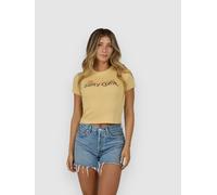 Dusty Gold Salty Crew Sunny Side Baby Short Sleeve T-shirt Gelb XS Damen