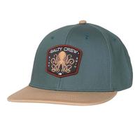 Hydro / Khaki Salty Crew Tako Club Snapback Cap Grau Junge