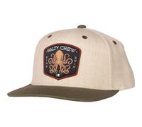 Natural / Olive Salty Crew Tako Club Snapback Cap Beige Mann